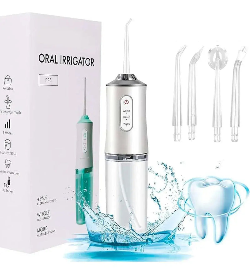 Limpieza bucal más profunda en minutos sin salir de casa - Irrigador Oral